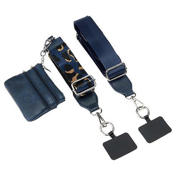 Clip & Go - Pack of 2 (Navy Leopard/Navy Solid)