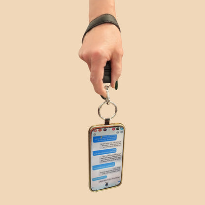 Clip & Go avec Pochette Zippée – Cuir Végan Brossé