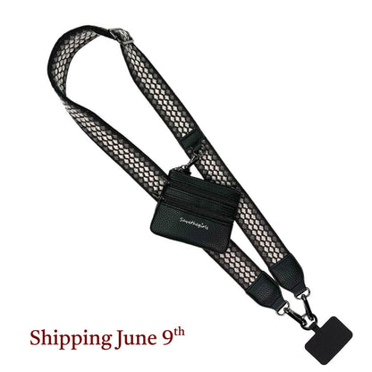 Clip & Go Strap w/Zippered Pouch Fun Dots