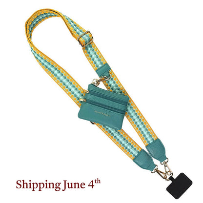 Clip & Go Strap w/Zippered Pouch Fun Dots