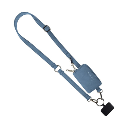 Clip & Go avec Pochette Zippée – Cuir Végan Brossé