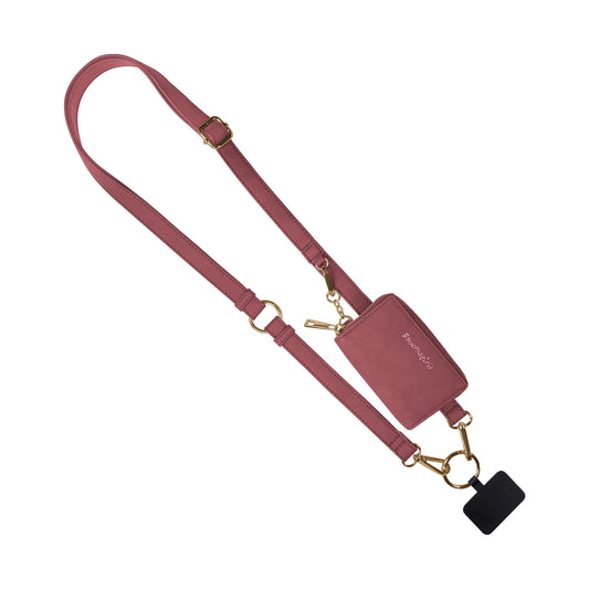 Clip & Go avec Pochette Zippée – Cuir Végan Brossé