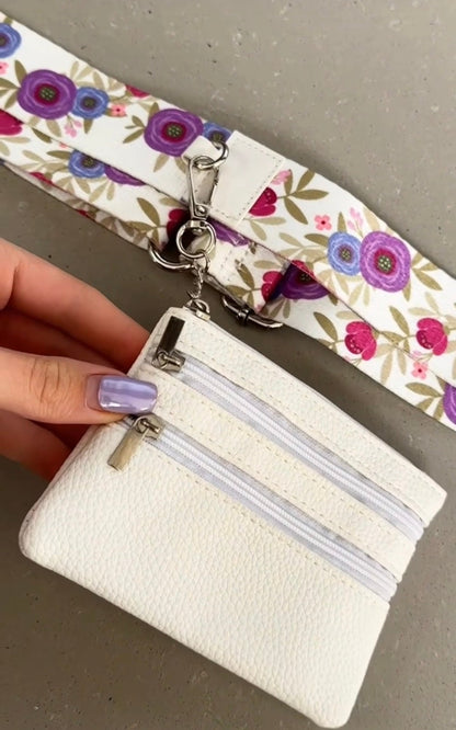 Sangle et portefeuille Pastel Bloom