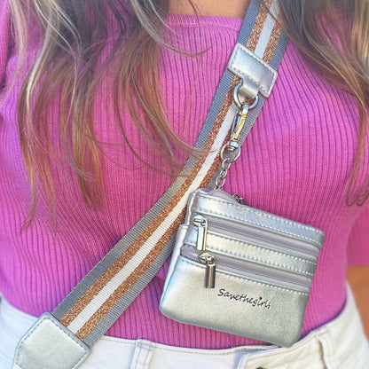 Clip & Go - Pack of 2 (Grey Stripe/Grey Solid)