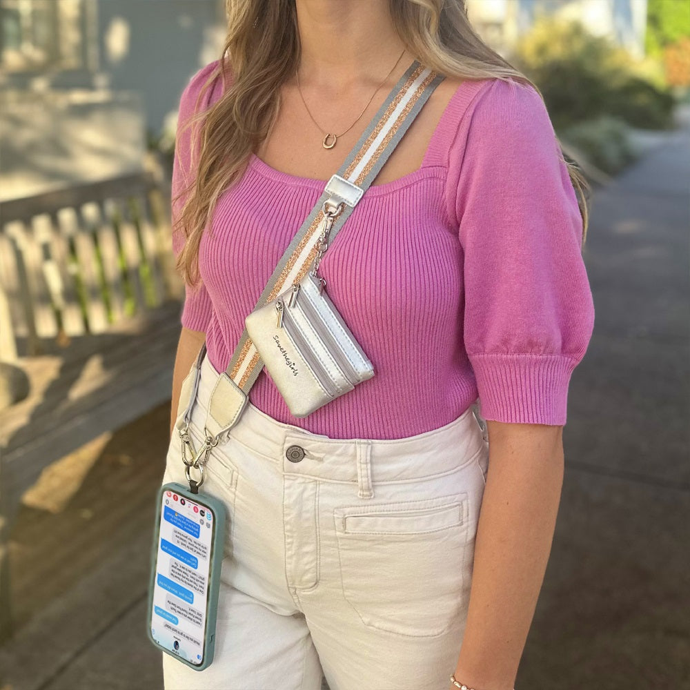 Clip & Go - Pack of 2 (Grey Stripe/Grey Solid)