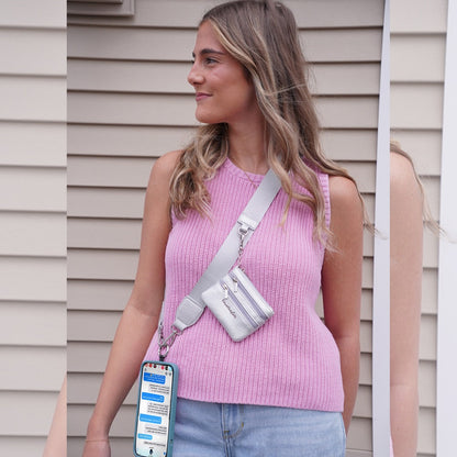Clip & Go - Pack of 2 (Grey Stripe/Grey Solid)