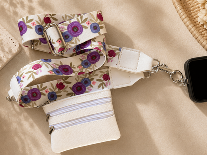 Sangle et portefeuille Pastel Bloom
