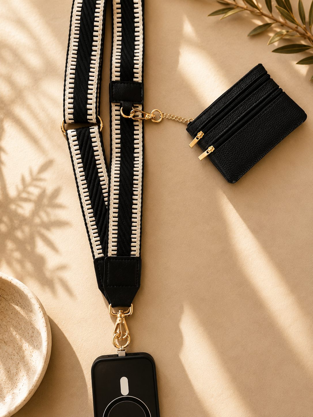 Bracelet Monaco + Portefeuille