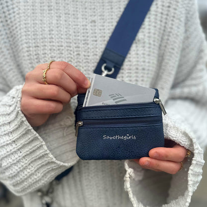 Clip & Go – Pack Duo Bleu Marine Léopard & Uni